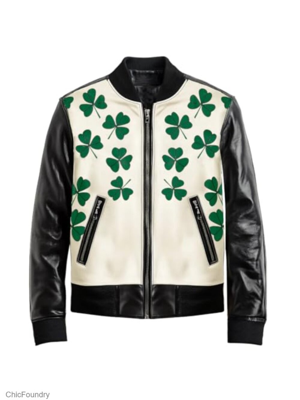 Men's St. Patrick's Day Faux Leather Jacket